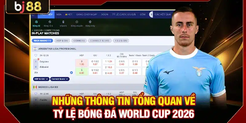 Những thông tin tổng quan về tỷ lệ bóng đá World Cup 2026